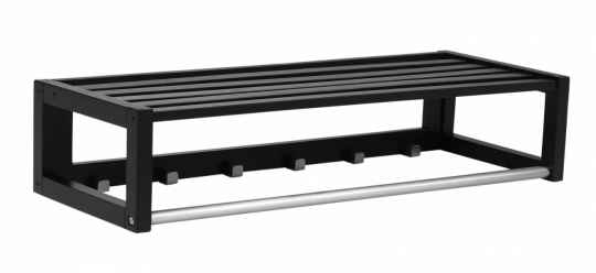 Hutablage 'Confetti' - Schwarz