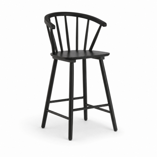Barhocker 'Astrid' – Schwarz