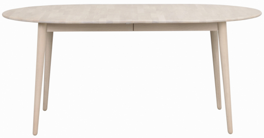 Esstisch 'Tyler' Oval 170x105cm - Eiche Weiß pigmentiert