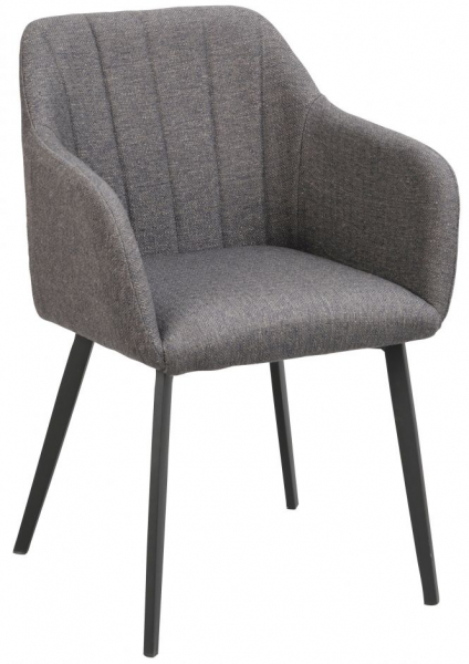 Stuhl 'Bolton' - Grau/Schwarz