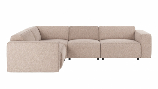 2-Sitzer-Ecksofa 'Willard' - Hellbeige