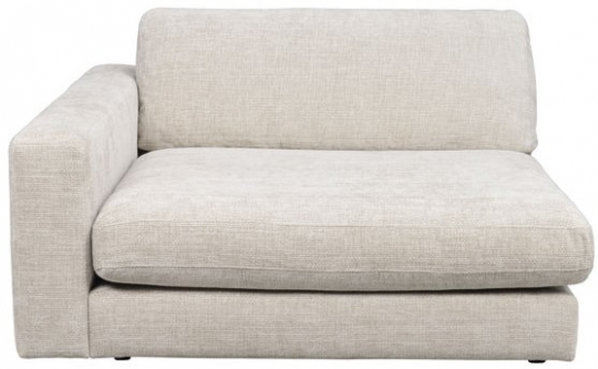 Chaiselongue 'Duncan' V - Hellgrau
