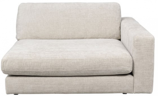 Chaiselongue 'Duncan' H - Hellgrau