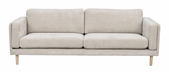 3-Sitzer-Sofa 'Braden' - Hellbeige/weiß pigmentiert