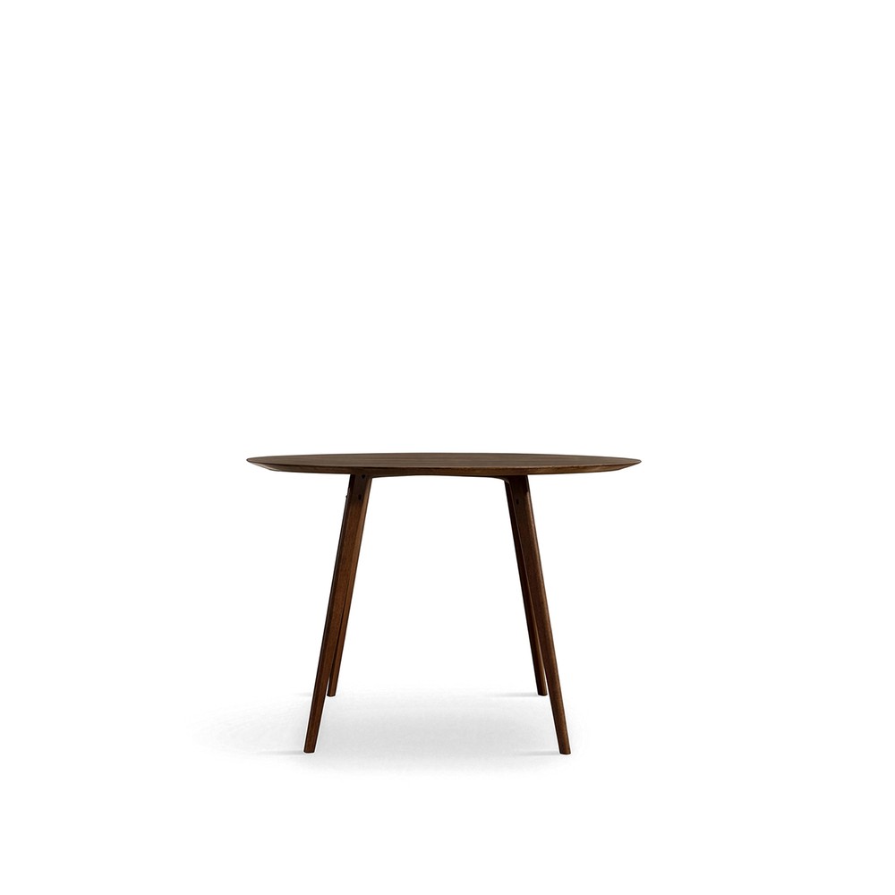 Esstisch 'Luma' Rund 115 cm – Walnuss