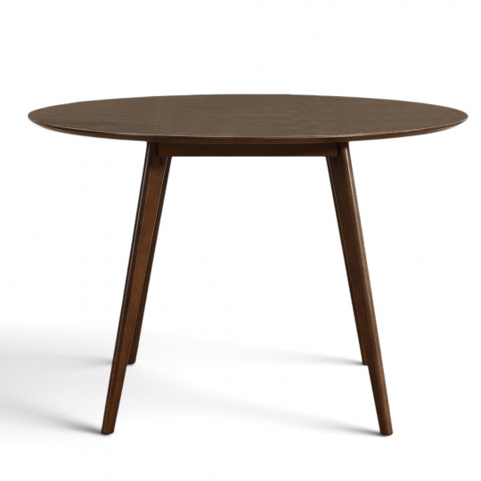 Esstisch 'Luma' Rund 115 cm – Walnuss