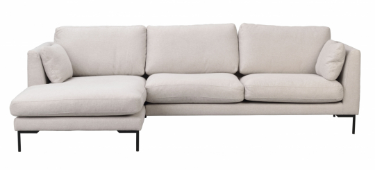 Sofa 'Corwin' Chaiselongue links - Hellbeige