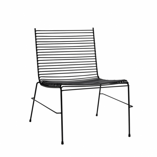 String Lounge Chair 'Park' - Schwarz