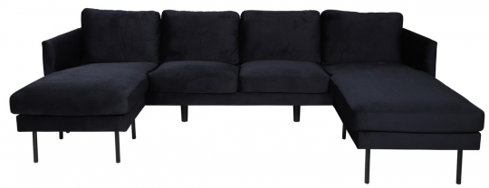 Diwansofa 'Åland' - Schwarz