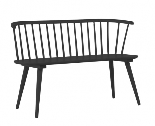 Bank 'Ryd' - Schwarz