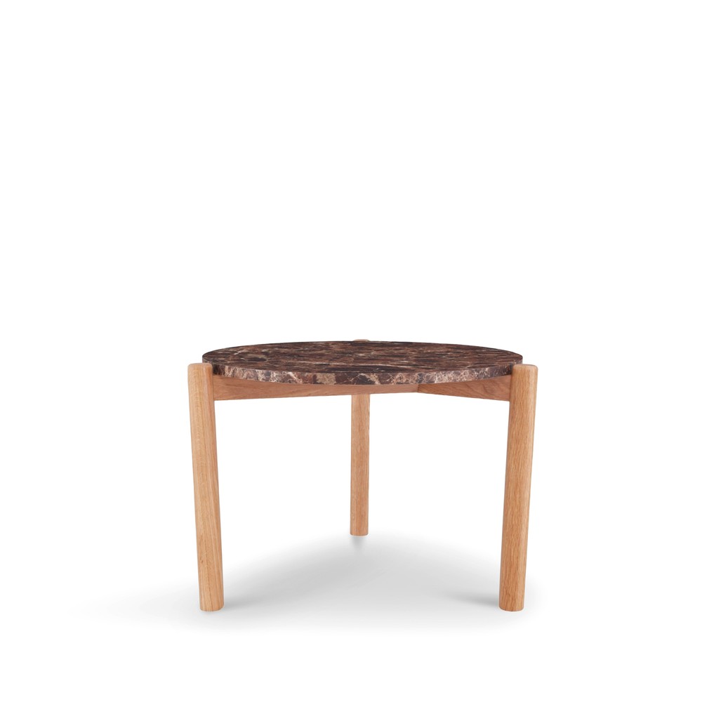 Couchtisch 'Marble' S - Braun