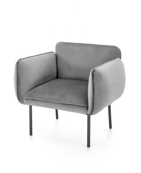 Sessel 'Cabra' - grau/schwarz