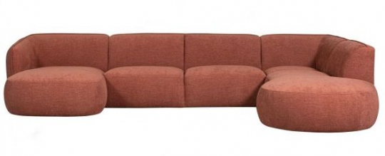 Sofa rechts 'Polly' - Rosa