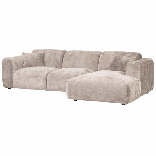 Sofa 'Cloud' 3-Sitzer Chaiselongue rechts - Grau