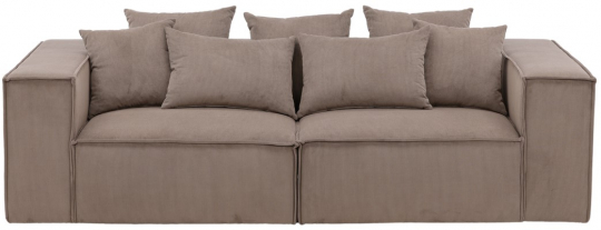 Sofa 'Gällivare' 3-Sitzer - Braun