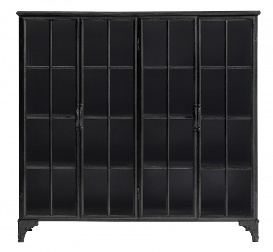 Schrank 'Downtown Black' 2 - Schwarz