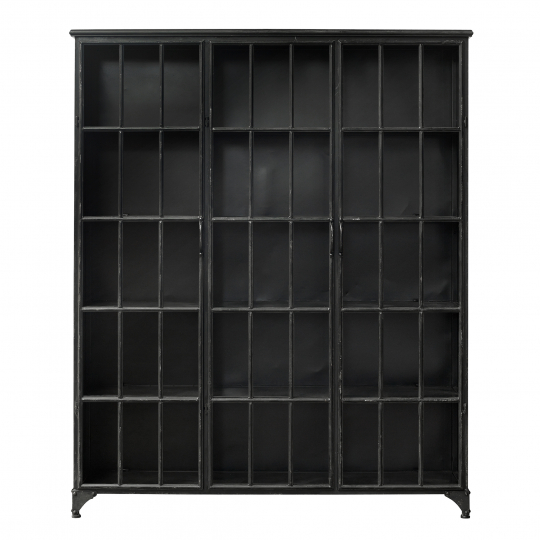 Schrank 'Downtown Black' 5 - Schwarz