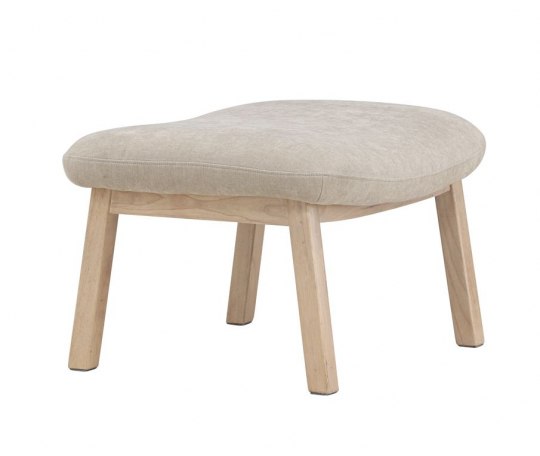 Fußhocker 'Lecce' - Beige