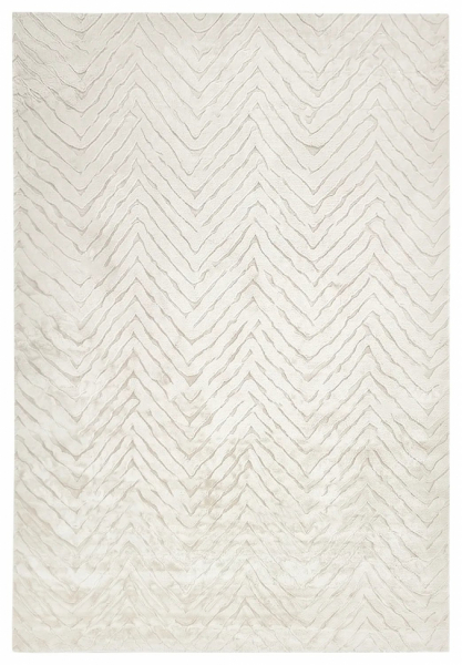 Runder Teppich 'Wren' 80 x 160cm – Weiß