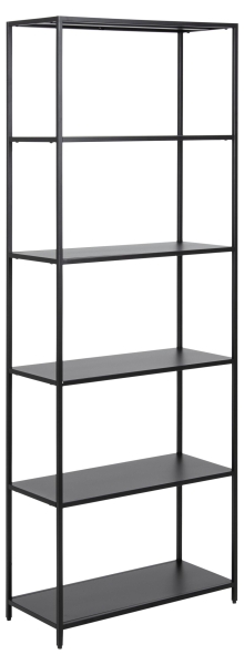 Bücherregal 'Newcastle' 185cm - Schwarz