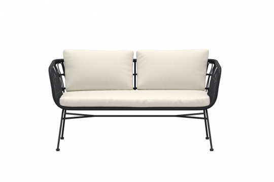 Sofa 'Isola' - Schwarz/Beige