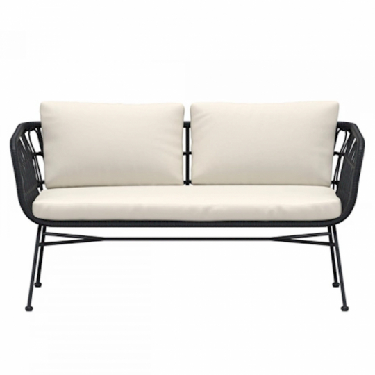 Sofa 'Isola' - Schwarz/Beige