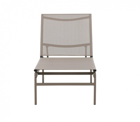 Liegestuhl 'Massimo' - Beige