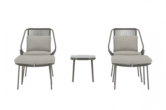 Lounge-Set „Zakynthos“ – Braun