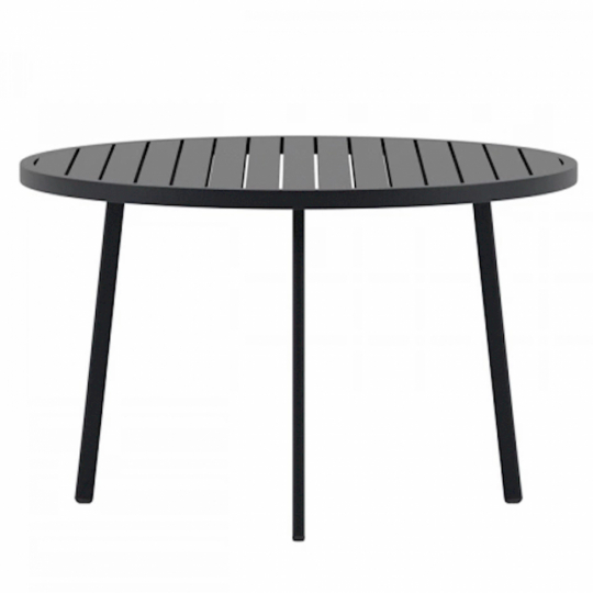 Esstisch „Giardini“, rund, 120 cm – Schwarz