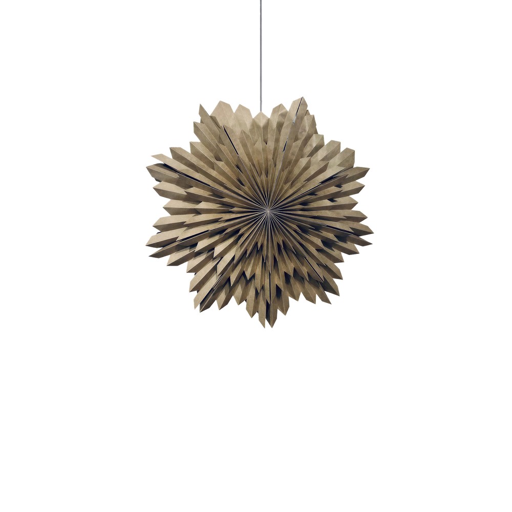 Adventsstern 'Oslo' 80cm - Braun