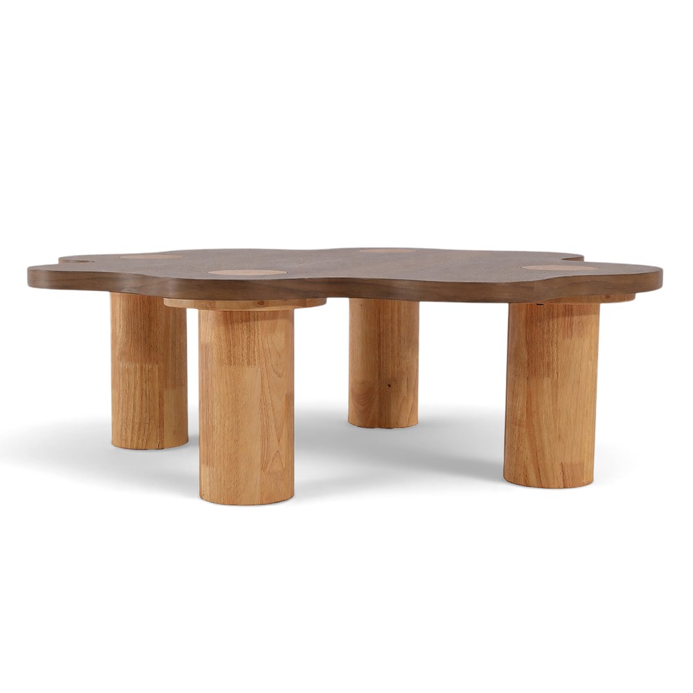 Couchtisch 'Livora' 107x98 cm – Nussbaum