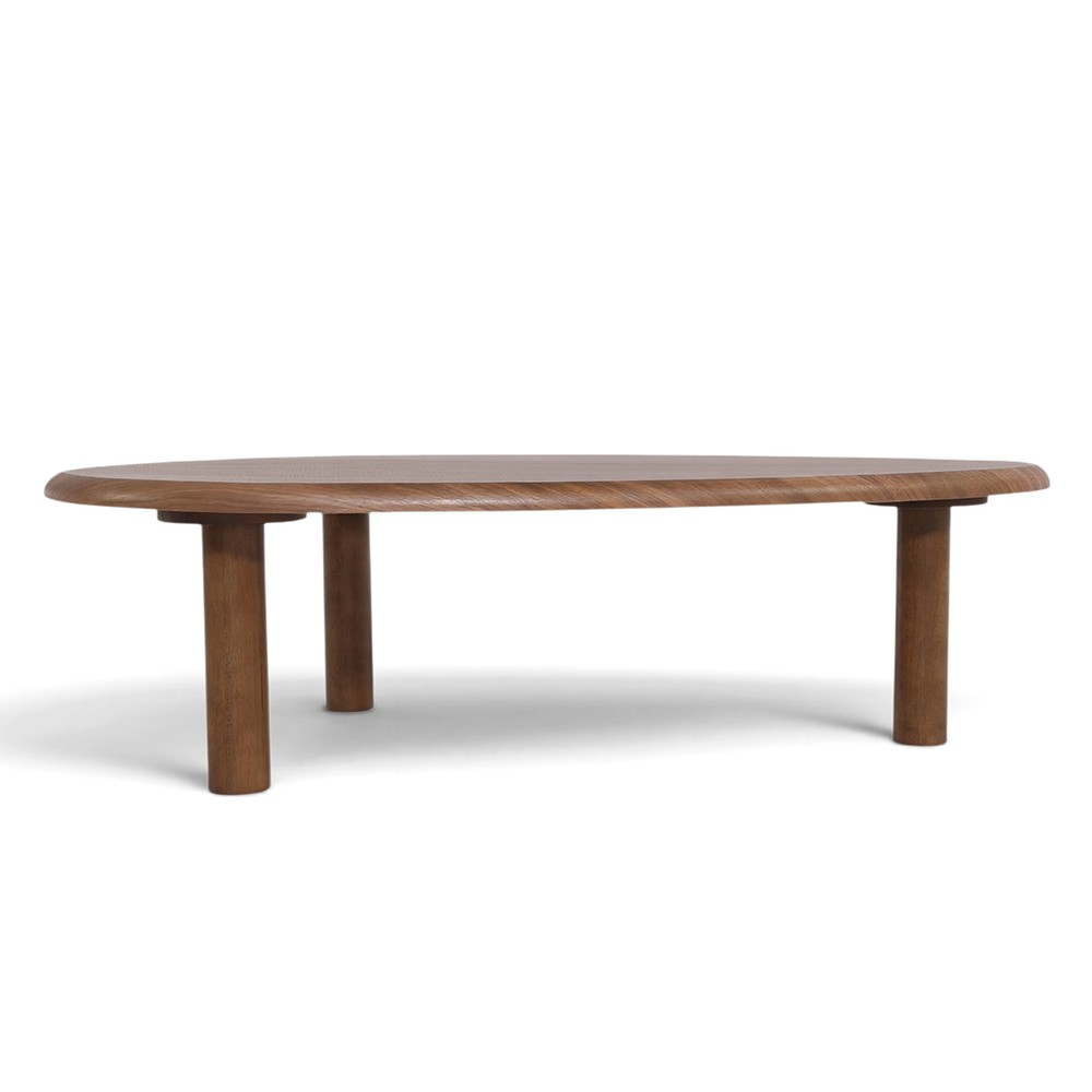 Couchtisch 'Uovo' 116,5x73cm – Nussbaum