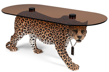 Couchtisch 'Dope as hell' - Leopard