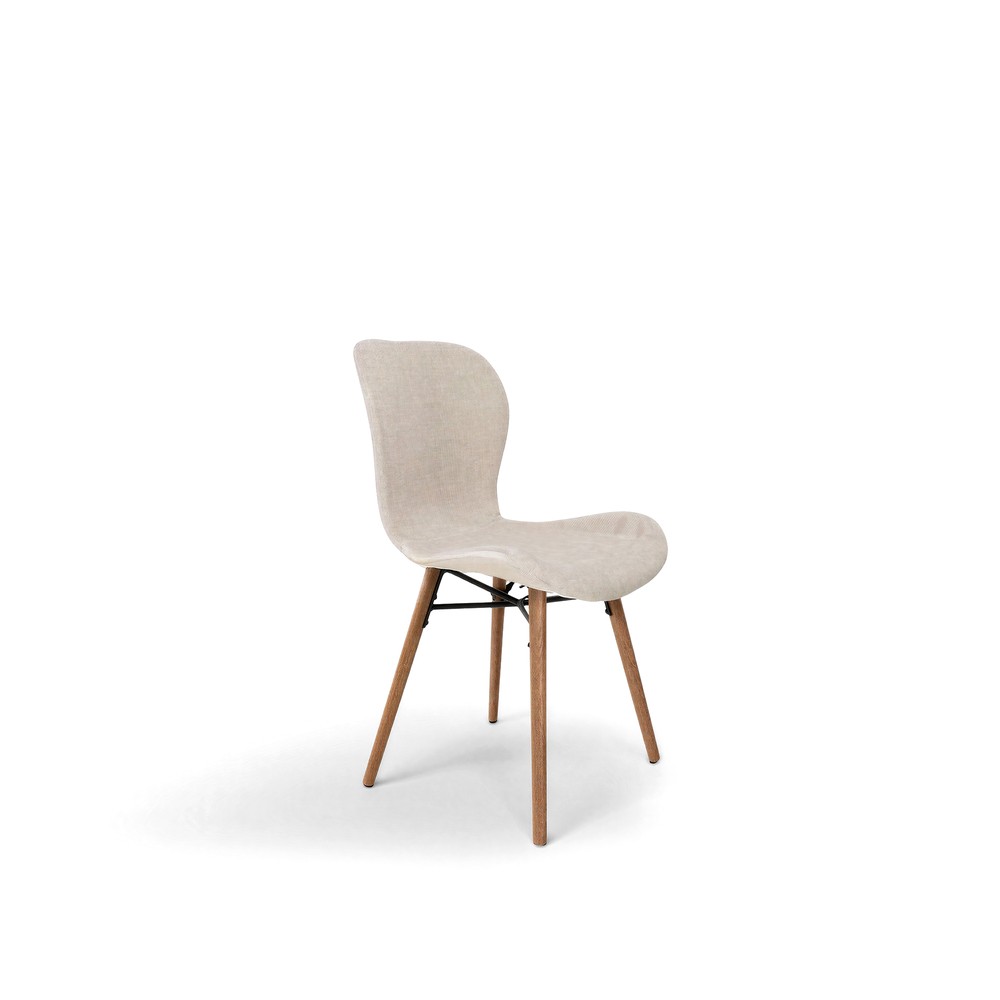 Stuhl 'Böda' - Beige/Natur