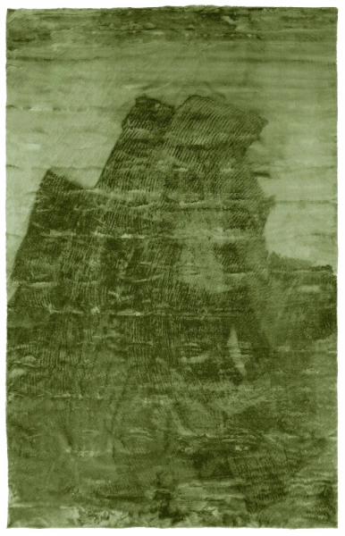 Hochflorteppich 'Aranga Super Soft' - Oliv