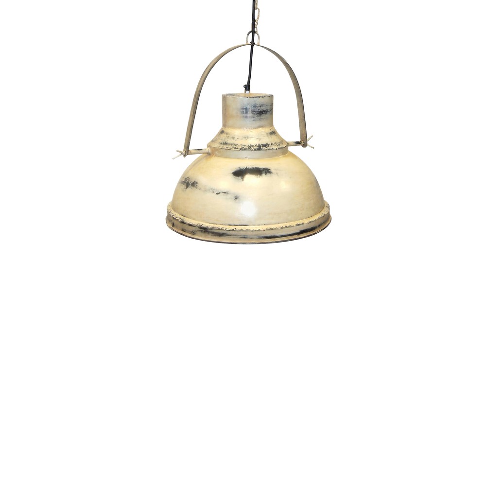 Factorylampa Vintage - Weiß patiniert