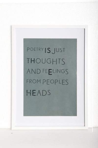 Malerei 'Poesie'