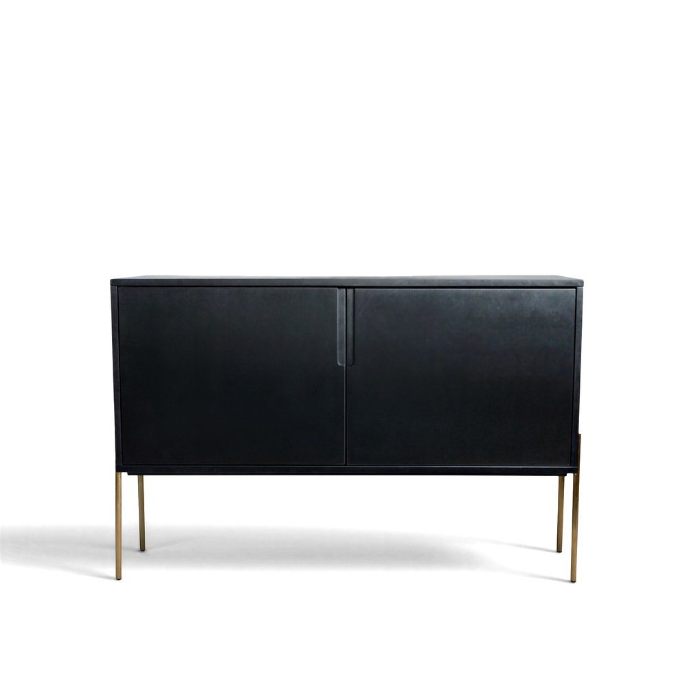 Sideboard 'Frölunda' - Schwarz/Gold