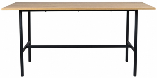 Esstisch 'Line' - Eiche/Schwarz