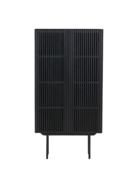 Hohe Bank 'Louvre' - Schwarz