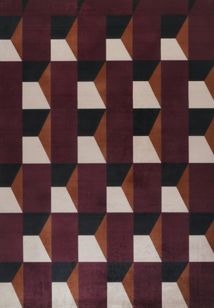 Teppich 'Valora' - Rot/Lila