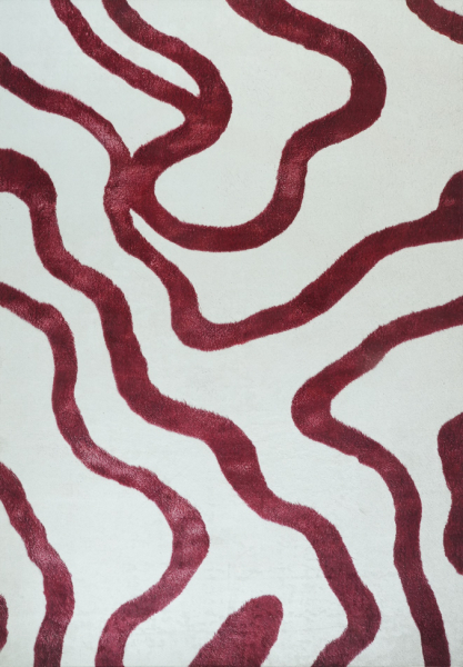 Teppich 'Heloria' - Rot/Weiß