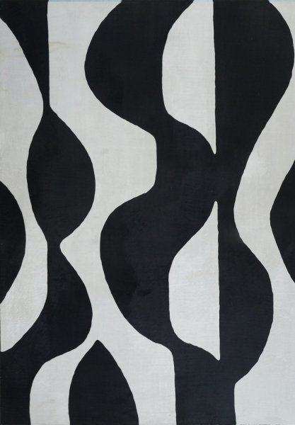 Teppich 'Sorvento' - Schwarz/Beige