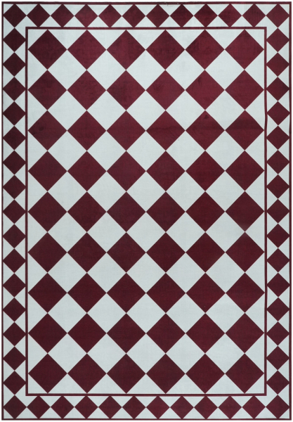 Teppich 'Crestina' - Rot/Weiß