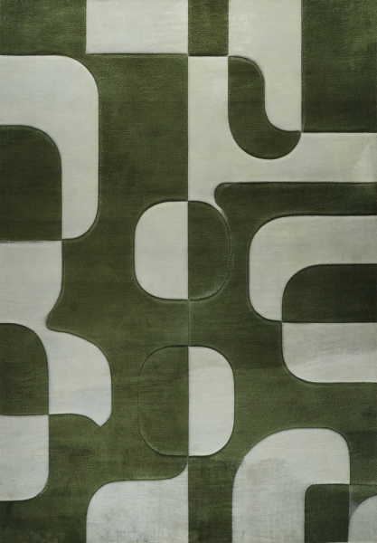 Teppich 'Merano' - Grün/Beige