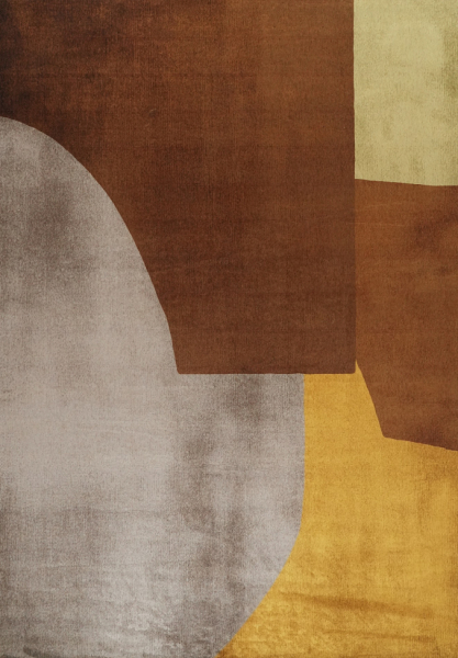 Teppich 'Savelle' - Braun/Gelb