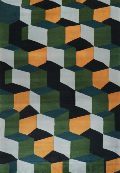 Teppich 'Velorin' 160x230 cm - Grün/Mehrfarbig