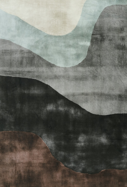 Teppe 'Amavira' – Braun/Grau