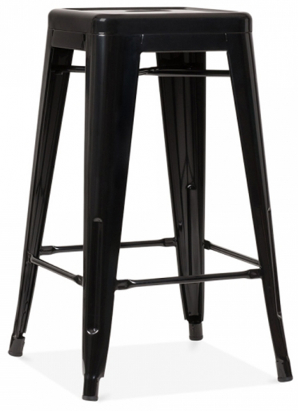 Hocker 'Montmartre' 65cm - Schwarz