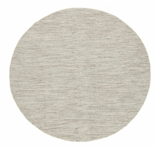 Runder Teppich 'Dhurry' 120cm - Beige